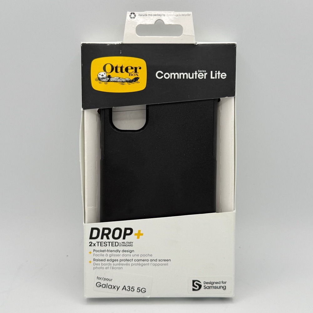 OtterBox Commuter Lite Samsung Galaxy A35 5G Black Like New Slim Case